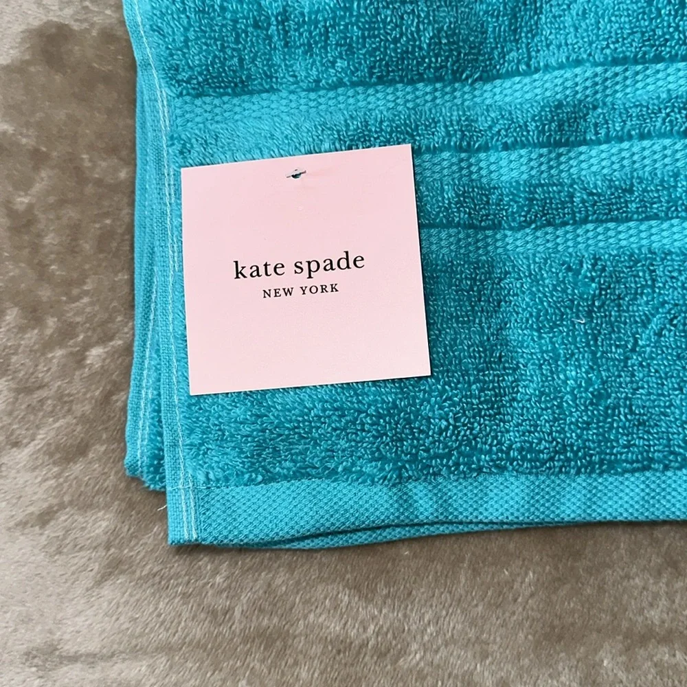 Kate Spade Teal Hand Towel
